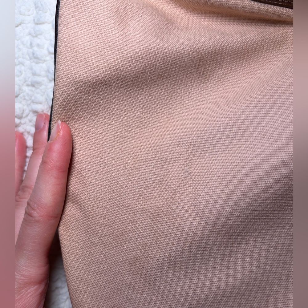 Vintage Gucci Sherry GG Pink and Brown Shoulder Bag - Picture 12 of 16